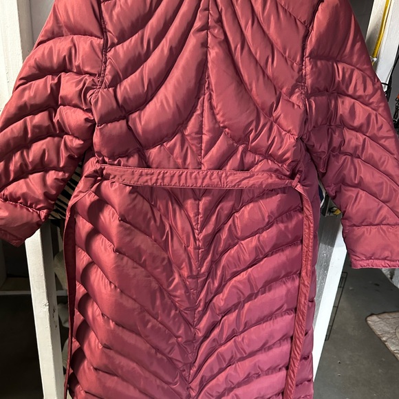 Vintage Down Parka - Women's Vtg Quilted Burgundy Parka - Size 14 - Picture 2 of 8